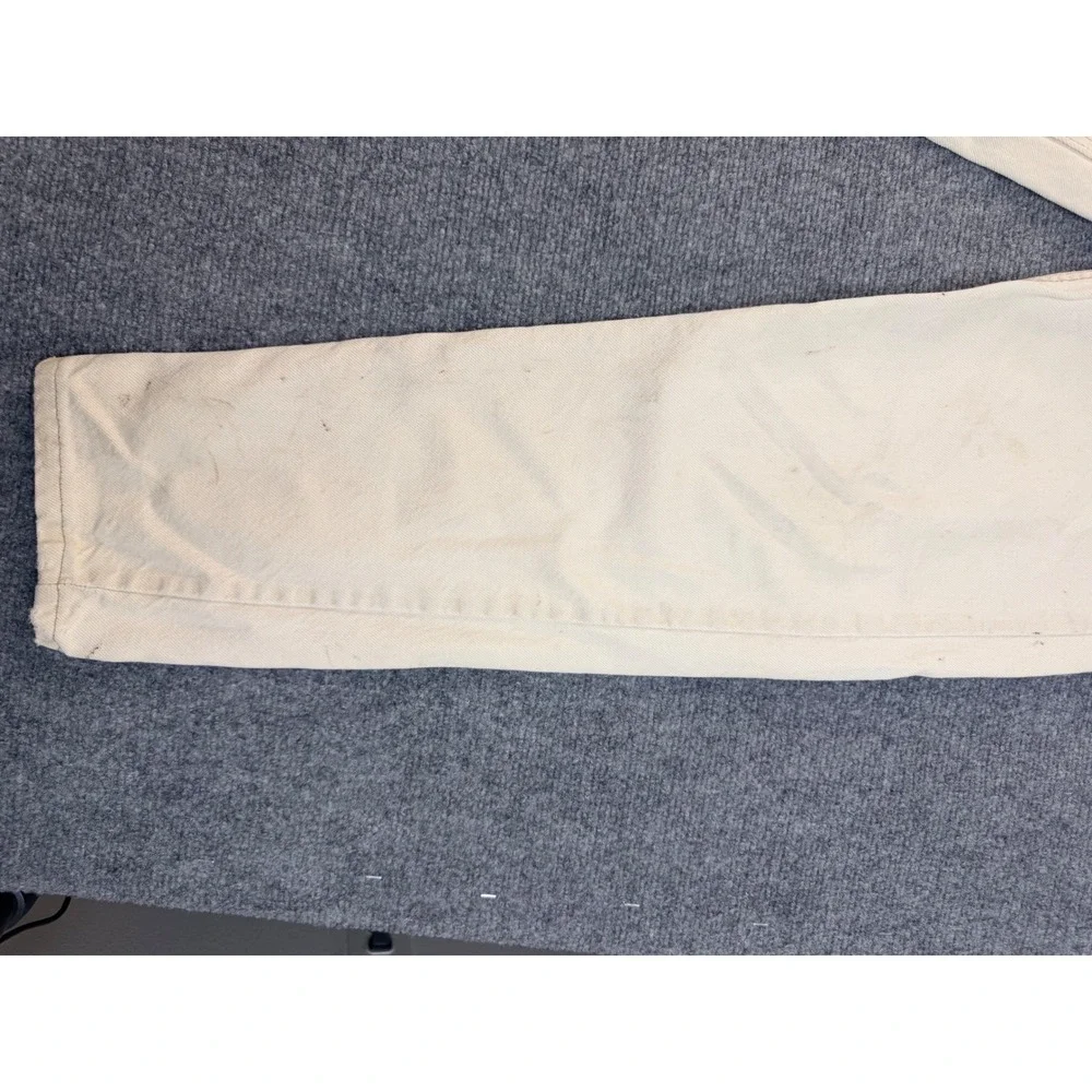 Vintage‎ Levis 550 Mens 30x32 White Jeans Relaxed Fit Tapered Leg USA Made 90s